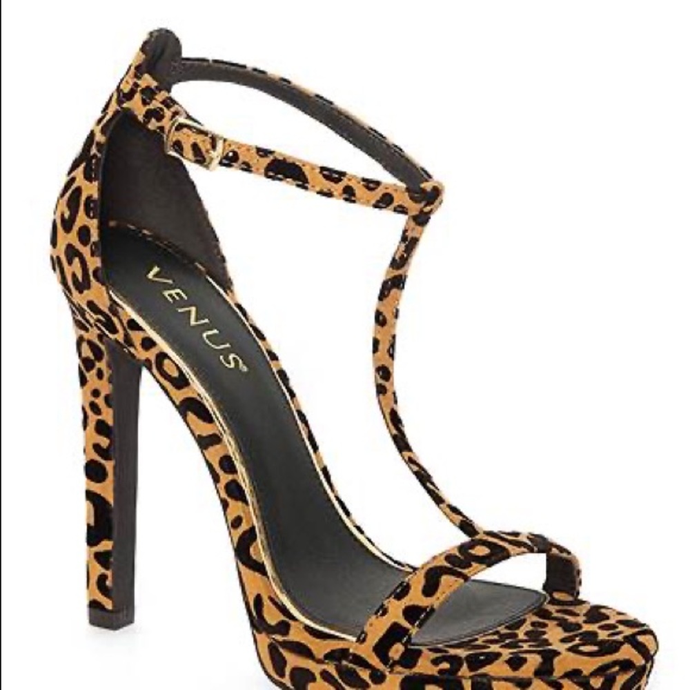 VENUS BRMU Leopard print high heels